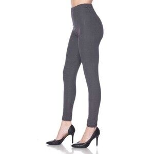 Plus Size‎ Womens Micro Polka Dot Printed Brush Leggings